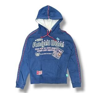 Angel Blue Dreamy Girl Pullover Hoodie